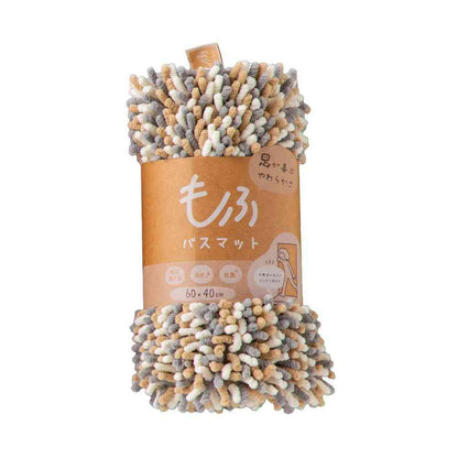 Fujie MOFU Bath Mat M 60×40cm Sesame MF-105