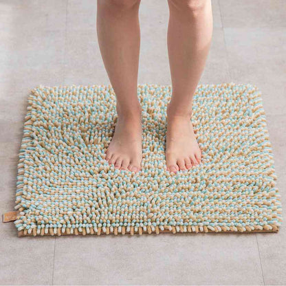 Fujie MOFU Bath Mat Square 60×60cm Ramune MF-107