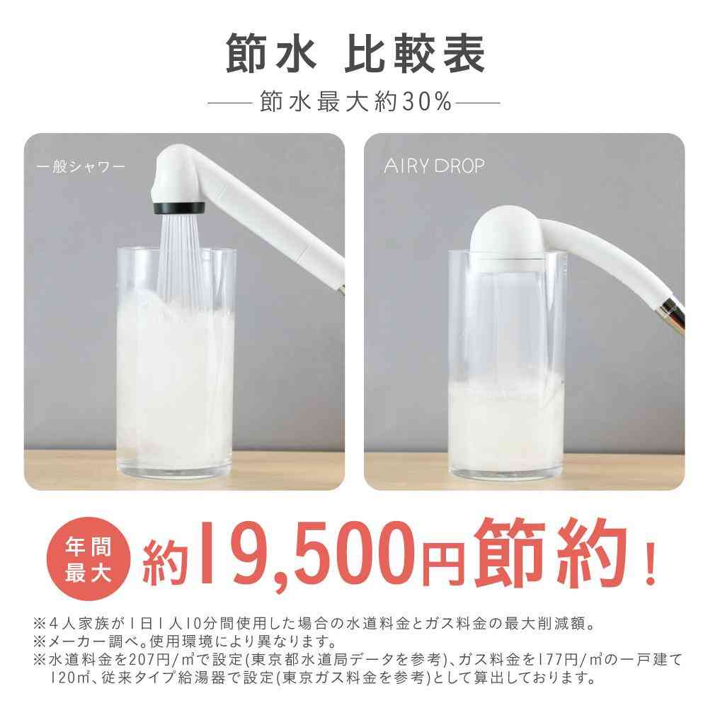 Fujie AIRY DROP Water Purifying Shower Head Pink AD-302