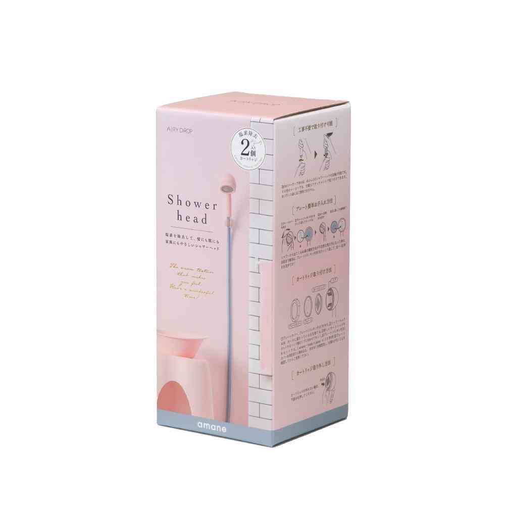 Fujie AIRY DROP Water Purifying Shower Head Pink AD-302