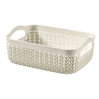 Toue Knit Basket A6 White CV-001