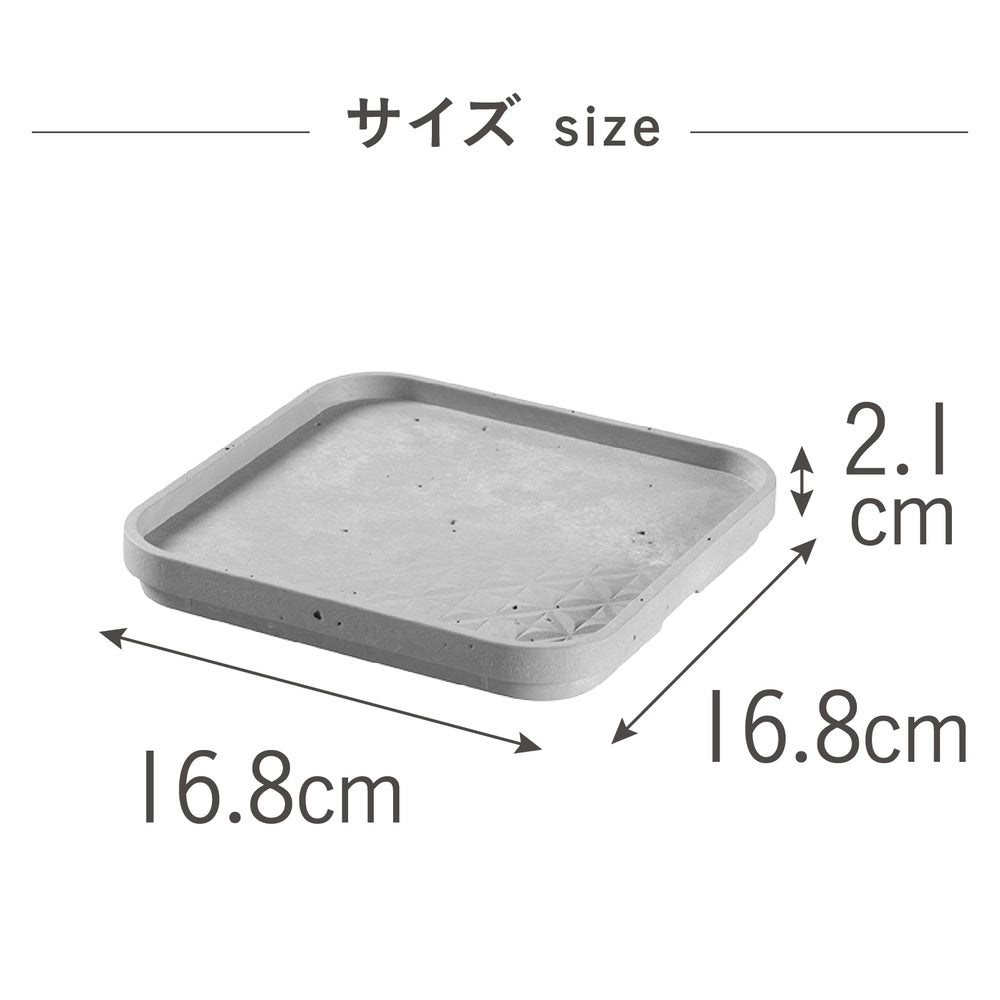 Fujie Beton Lid Tray Square XS CV-021
