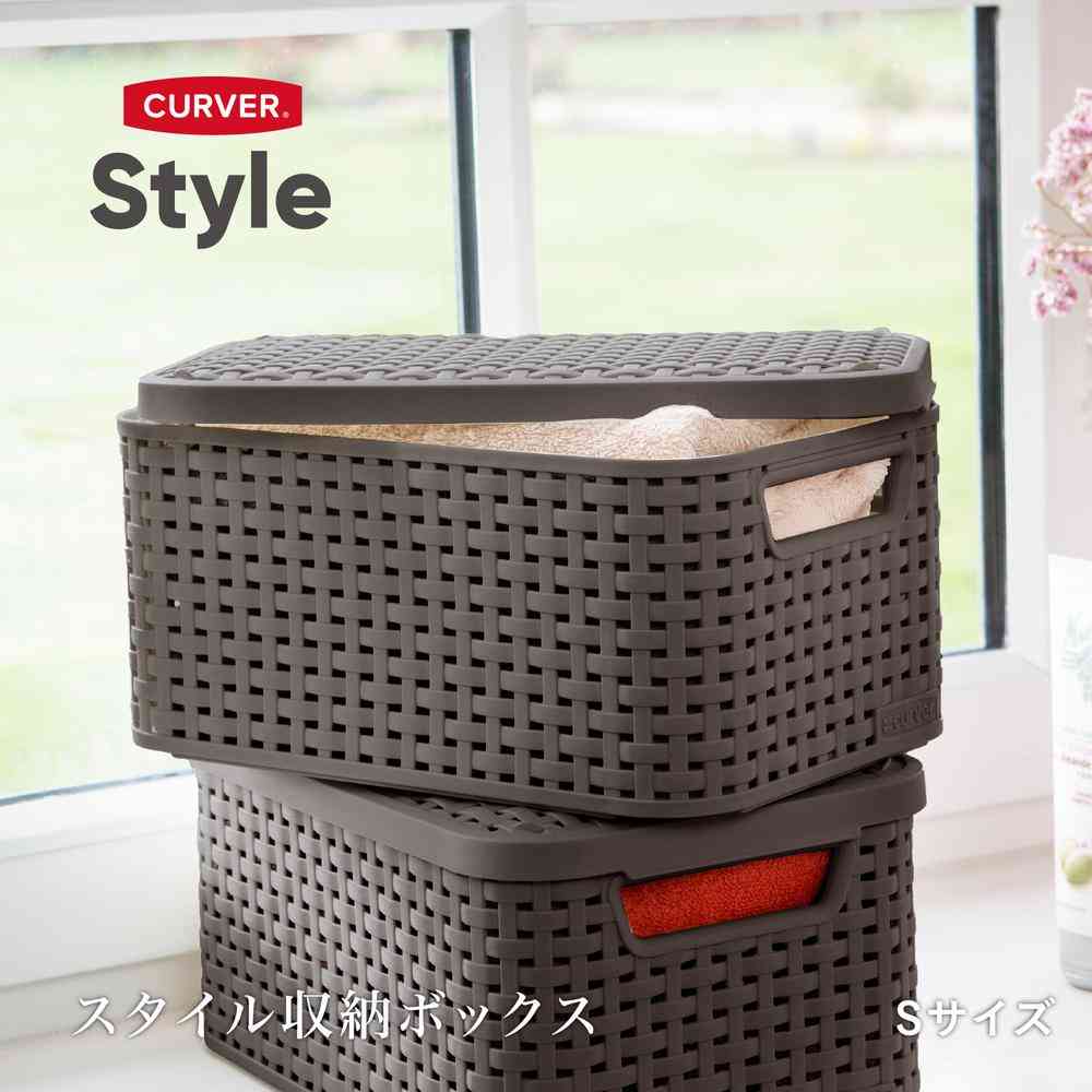 Fuji E Style Storage Box S Brown CV-045