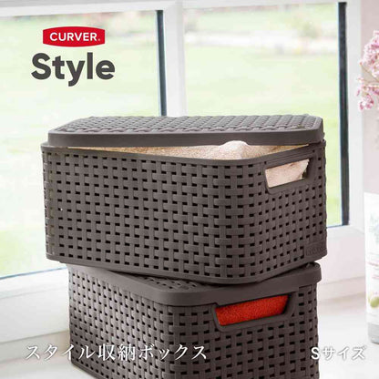 Fuji E Style Storage Box S Brown CV-045