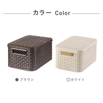 Fuji E Style Storage Box S Brown CV-045