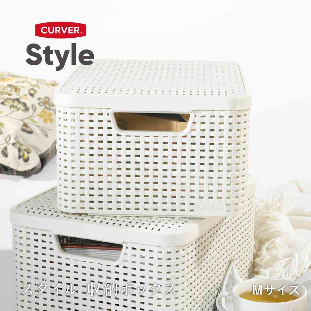 Fuji E Style Storage Box M White CV-048
