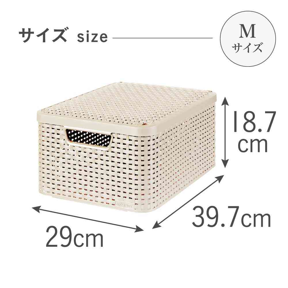 Fuji E Style Storage Box M White CV-048