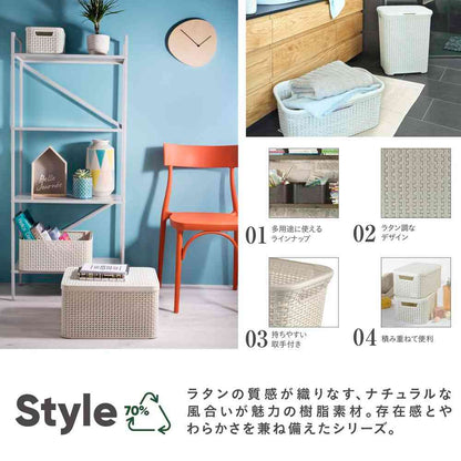 Fuji E Style Storage Box L Brown CV-049