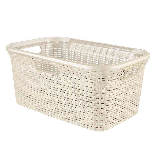 Fuji Ei Style Laundry Basket White CV-052 1 Piece