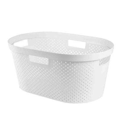Fujie Infinity Laundry Basket White CV-074