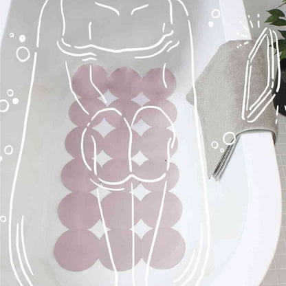 Fujie AIRY DROP Bathroom Mat 80×40cm Pink AD-302