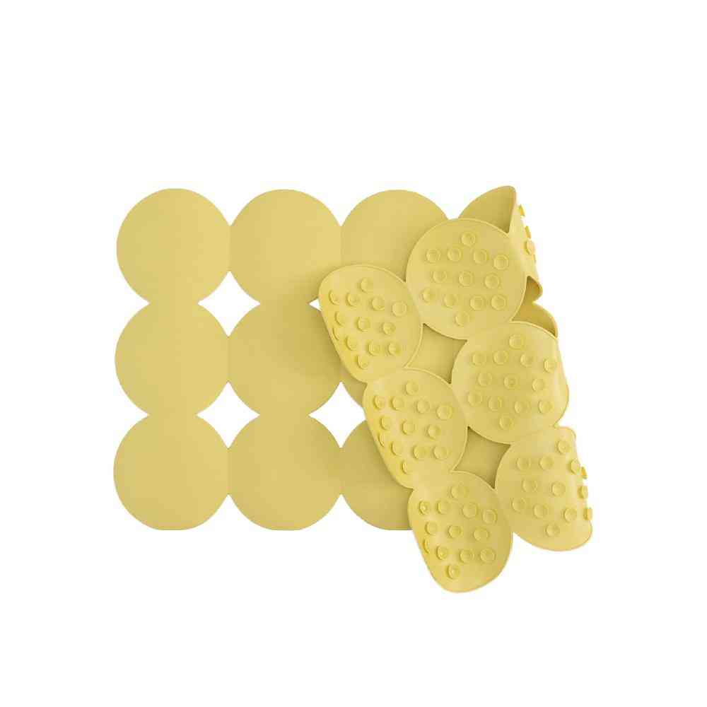 Fujie AIRY DROP Bathroom Mat 80×40cm Yellow AD-303