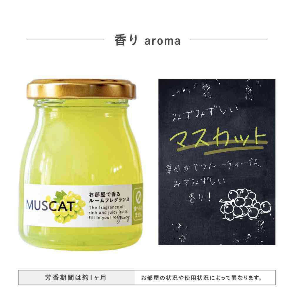 Fujie Whole Fruit Fragrance Gel Muscat MF-003 90g