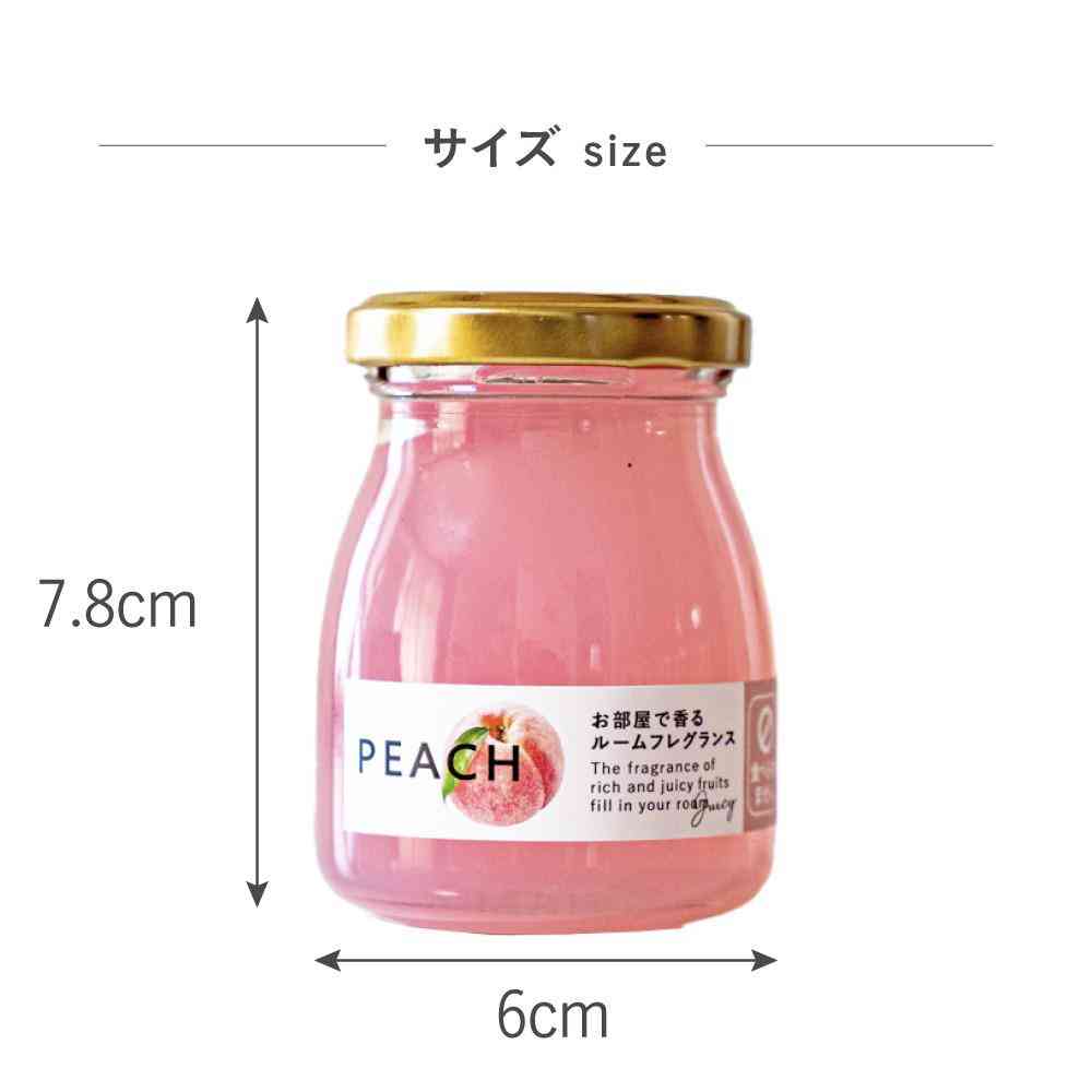 Fujie Whole Fruit Fragrance Gel Peach MF-004 90g