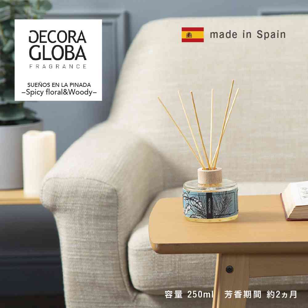 Toue DECORAGLOBA Reed Diffuser Spicy Floral & Woody DG-003 250ml