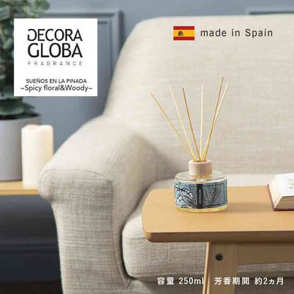 Toue DECORAGLOBA Reed Diffuser Spicy Floral & Woody DG-003 250ml