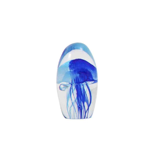 Fujie Glass Interior Object (Jellyfish) S Blue