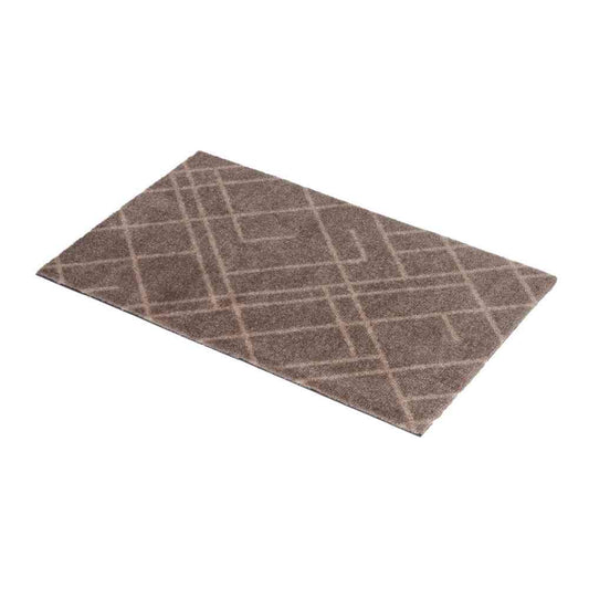 Toyo tica copenhagen Floor Mat 40×60 LINES Beige/Sand