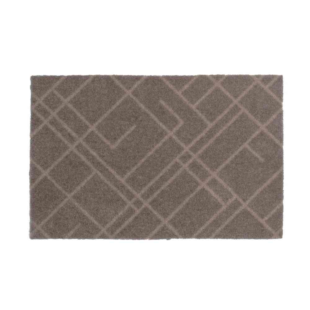 Toyo tica copenhagen Floor Mat 40×60 LINES Beige/Sand
