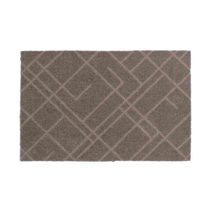 Toyo tica copenhagen Floor Mat 40×60 LINES Beige/Sand
