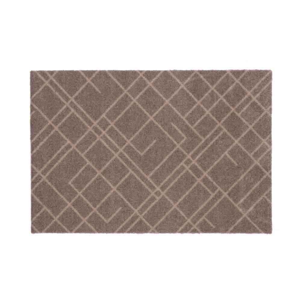 Toyo tica copenhagen Floor Mat 60×90 LINES Beige/Sand