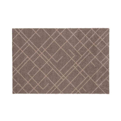 Toyo tica copenhagen Floor Mat 60×90 LINES Beige/Sand