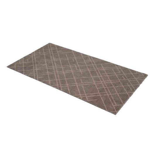 Fujie tica copenhagen Floor Mat 67×120 LINES Beige/Sand