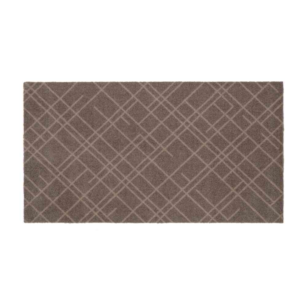 Fujie tica copenhagen Floor Mat 67×120 LINES Beige/Sand