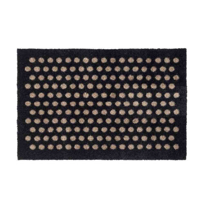 Toyo tica copenhagen Floor Mat 40×60 DOT Black/Sand