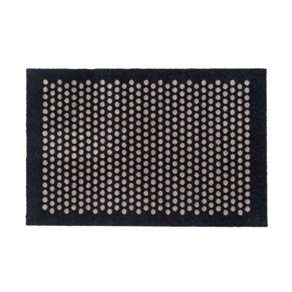 Toyo tica copenhagen Floor Mat 60×90 DOT Black/Sand