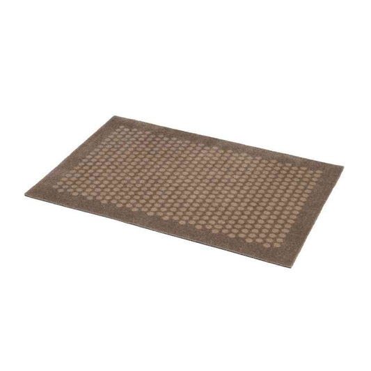 Fujie tica copenhagen Floor Mat 60×90 DOT Beige/Sand