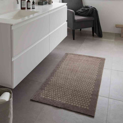 Fujie tica copenhagen Floor Mat 67×120 DOT Beige/Sand
