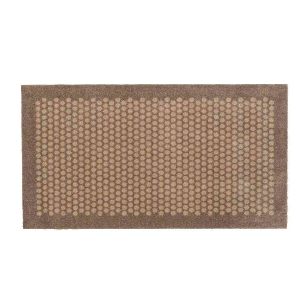 Fujie tica copenhagen Floor Mat 67×120 DOT Beige/Sand