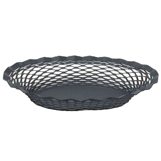 Tōei Roger Orfevre Stainless Steel Oval Basket S - Gray RO-006