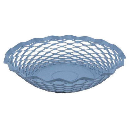 Tōei Roger Orfevre Stainless Steel Round Basket - Blue RO-011