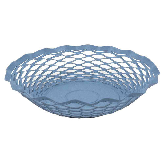 Tōei Roger Orfevre Stainless Steel Round Basket - Blue RO-011