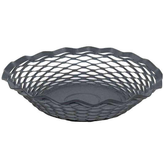 Tōei Roger Orfevre Stainless Steel Round Basket - Gray RO-012