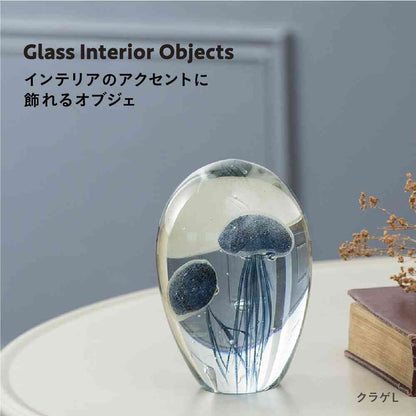Fujie Glass Interior Object (Jellyfish) L