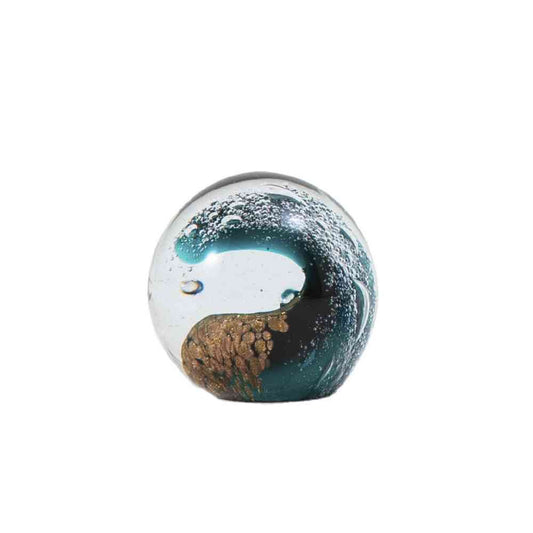 Fujie Glass Interior Object (Wave) Green