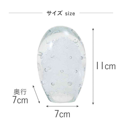 Fujie Glass Interior Object (Bubble) S White
