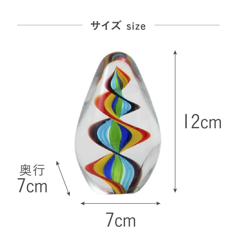 Toyo Glass Interior Object Mix L Rainbow