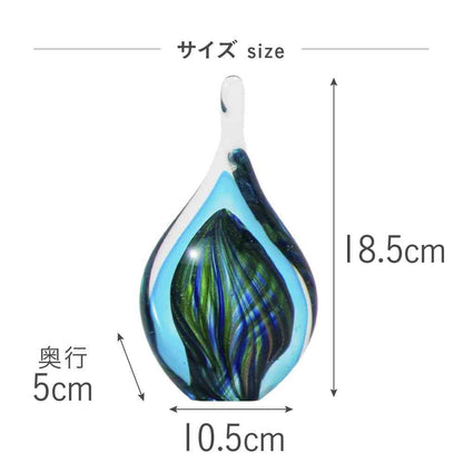 Toyo Glass Interior Object Mix L Blue