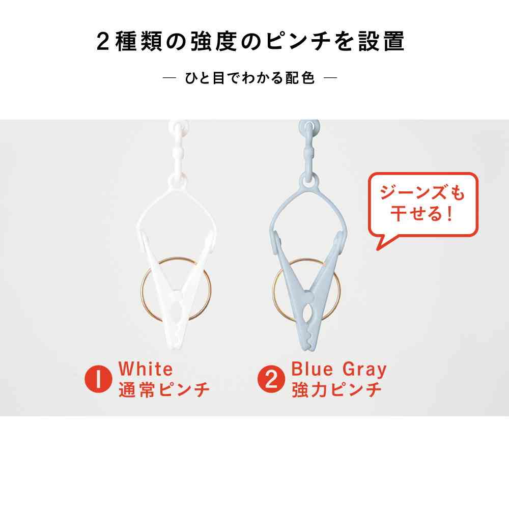 Fujie Divided Laundry Aluminum Hanger 40 Clips Blue