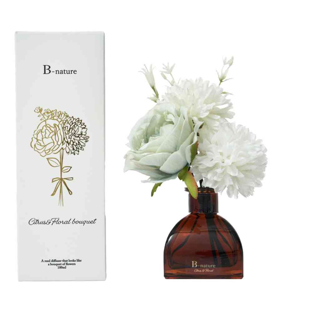 Fuji E B-nature Flower Bouquet Reed Diffuser Citrus & Floral Bouquet BN-028 100ml