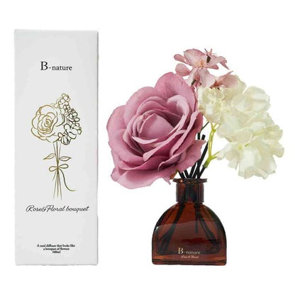 Fuji E B-nature Flower Bouquet Reed Diffuser Rose & Floral Bouquet BN-030 100ml