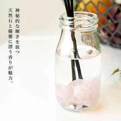 Fuji E B-nature Jewelry Reed Diffuser Rose Quartz BN-031 180ml