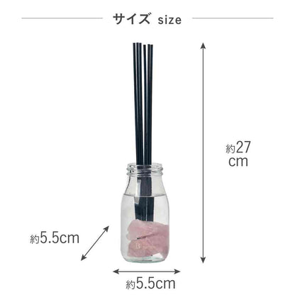 Fuji E B-nature Jewelry Reed Diffuser Rose Quartz BN-031 180ml
