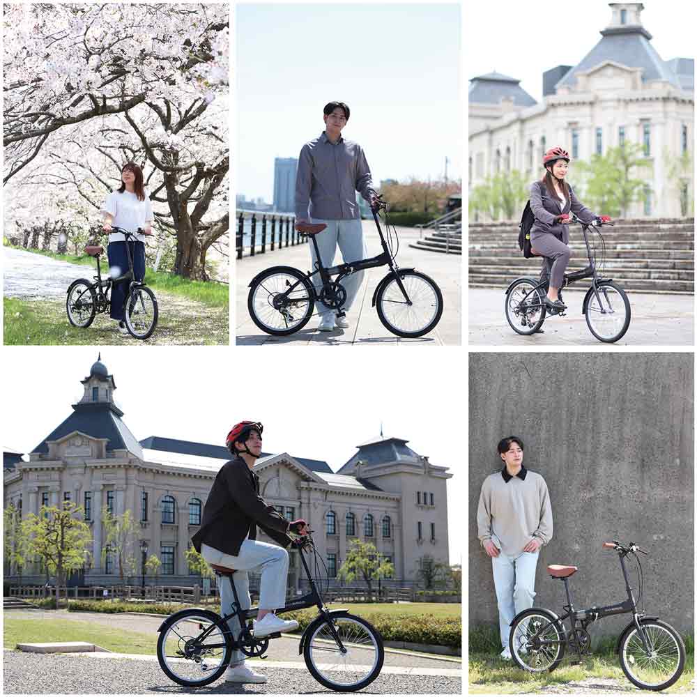 Folding Bicycle 6-Speed MF202