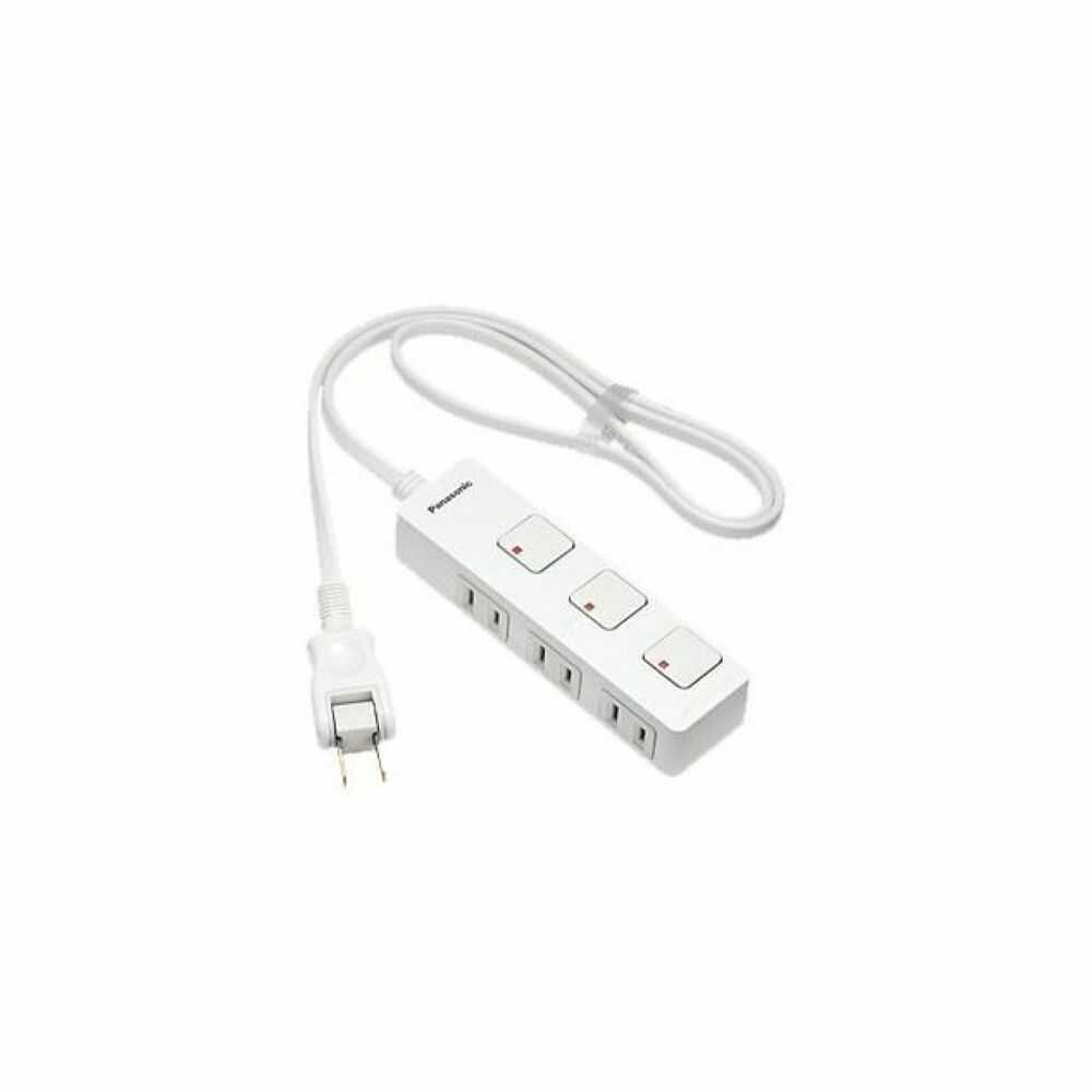 Panasonic The Tap Z with Switch 3 Outlets 1M Extension Cord