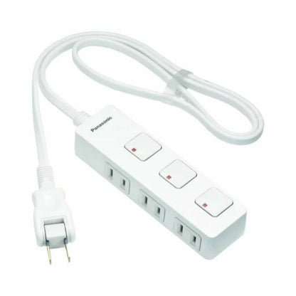 Panasonic The Tap Z with Switch 3 Outlets 2M Extension Cord